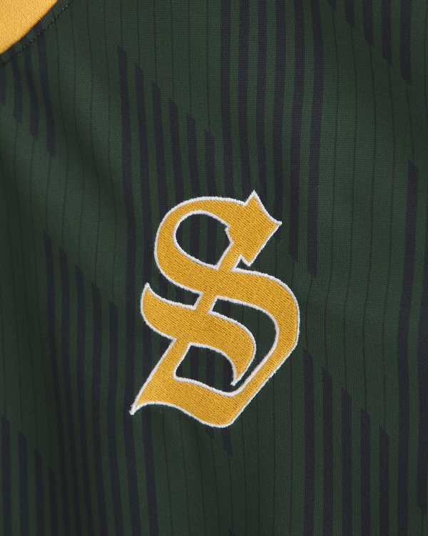 Soccer Jersey-Inspired Polo