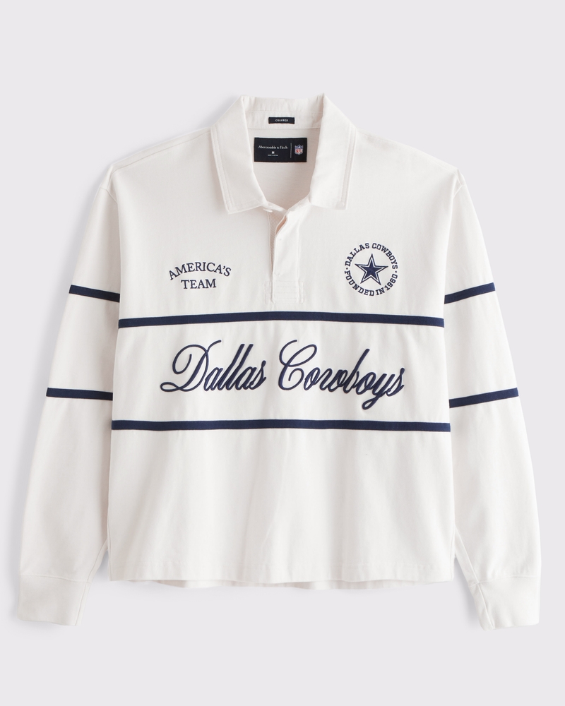 Dallas Cowboys Cropped Rugby Polo