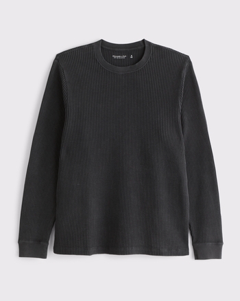 Men's Long-Sleeve Classic Waffle Tee | Men's Tops