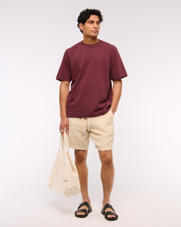 Premium Heavyweight 2.0 Tee, Burgundy view 2