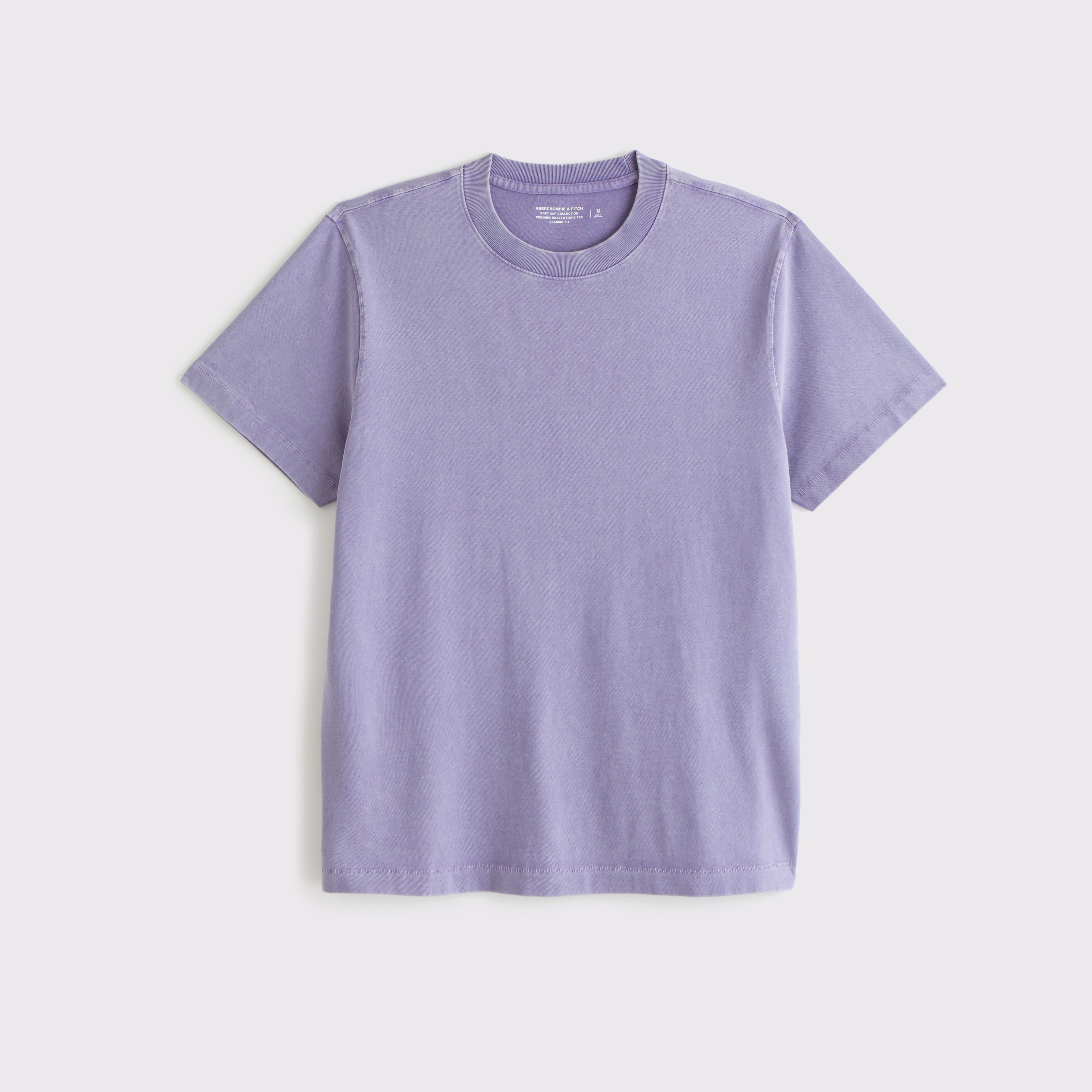 Abercrombie & Fitch Premium Heavyweight Classic Tee In Gray