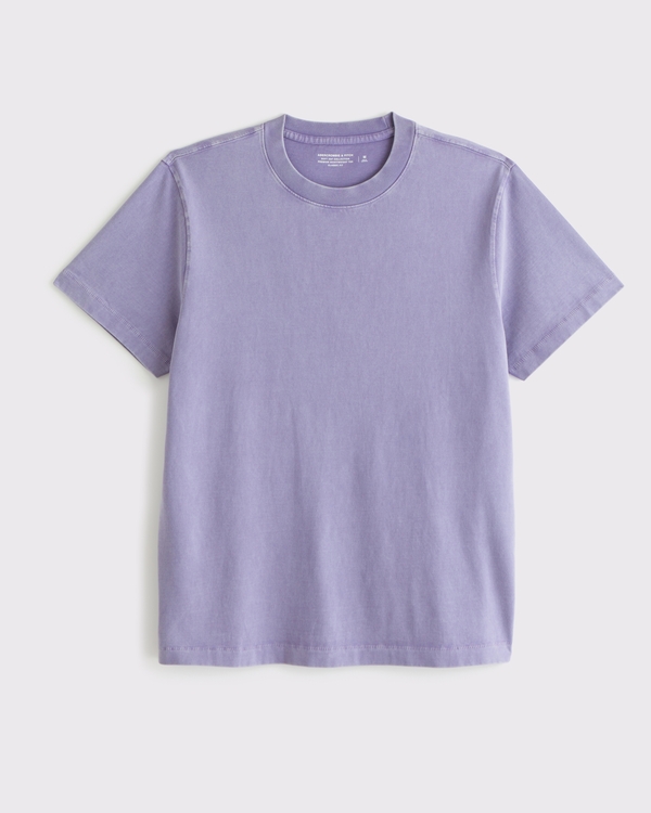 Premium Heavyweight Classic Tee, Purple Wash view 1
