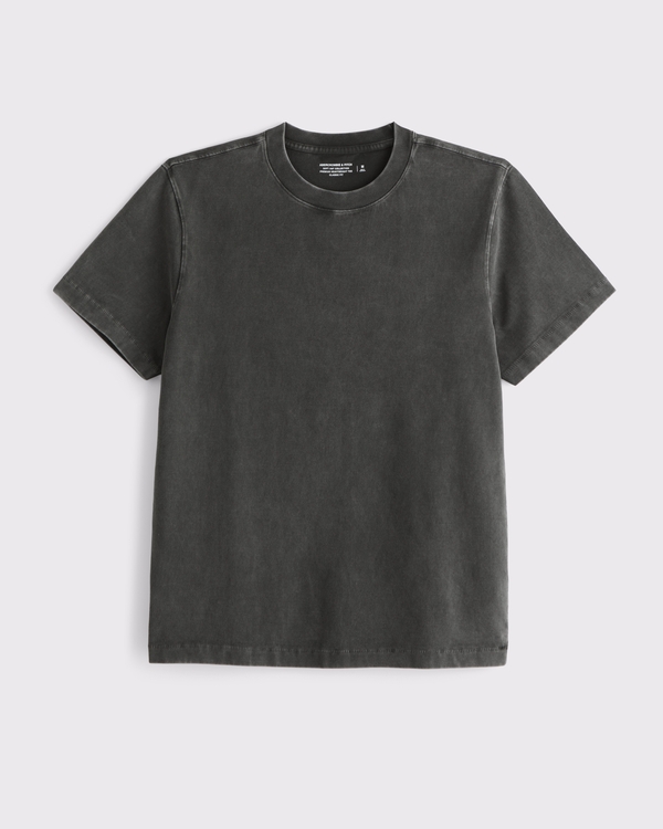 Premium Heavyweight Classic Tee, Black Wash view 1
