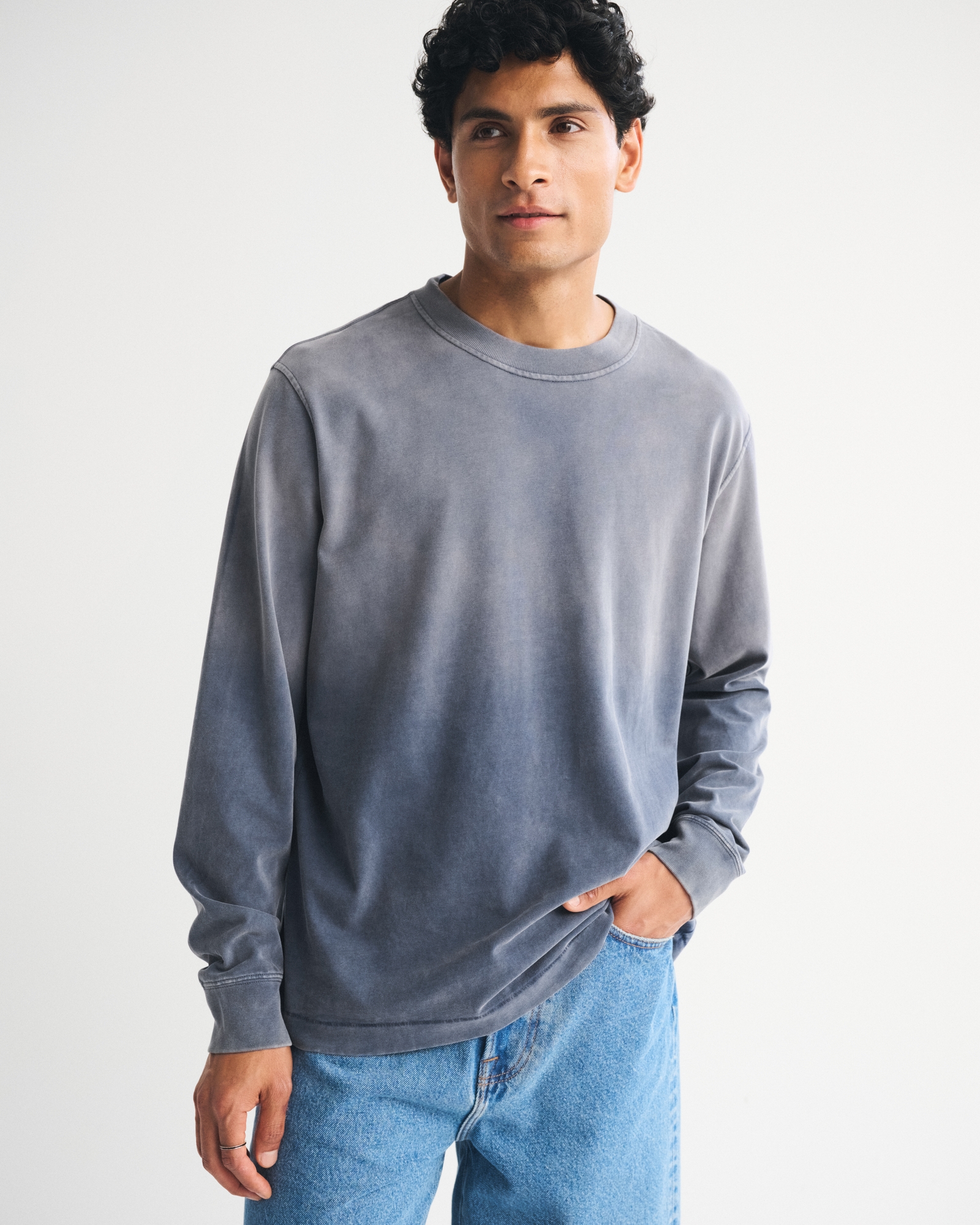 Sea Fade Long-Sleeve Premium Heavyweight 2.0 Tee