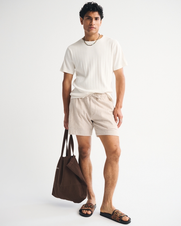 Premium Ribbed Tee, White view 2