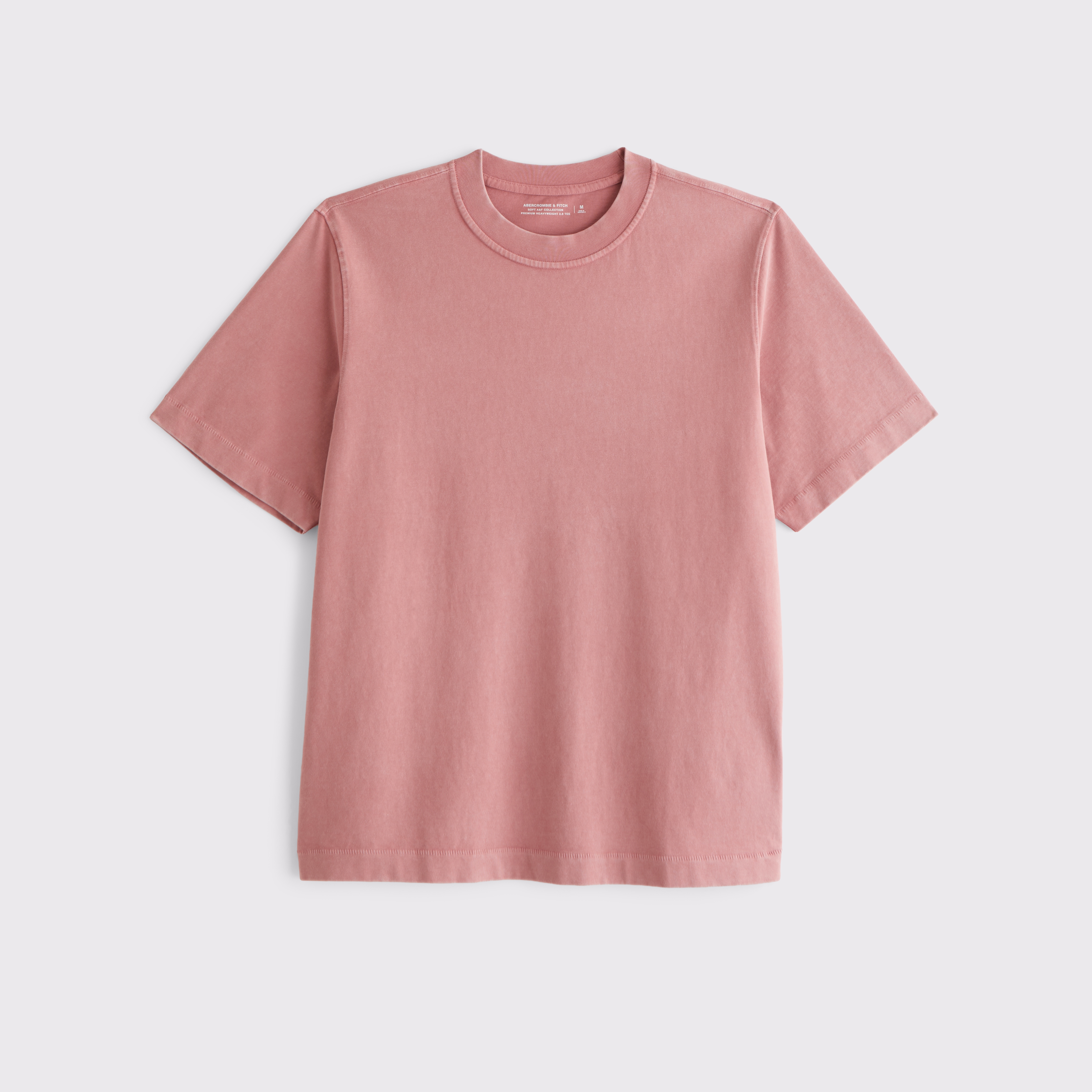 Abercrombie & Fitch Premium Heavyweight 2.0 Tee In Pink