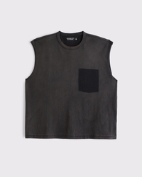 Camiseta sin mangas de estilo vintage