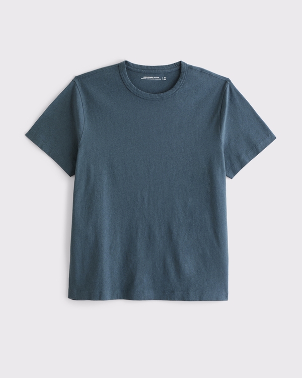 Linen-Blend Tee