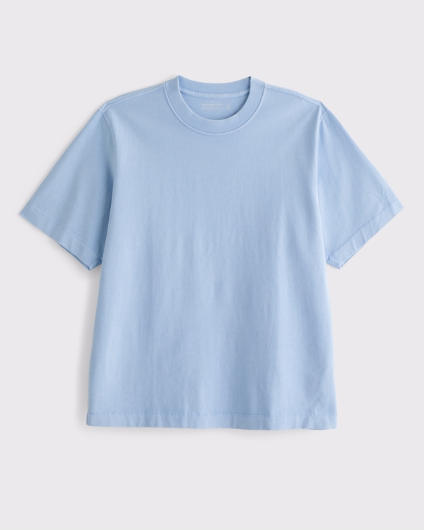 Premium Heavyweight 2.0 Tee, Light Blue Wash view 1