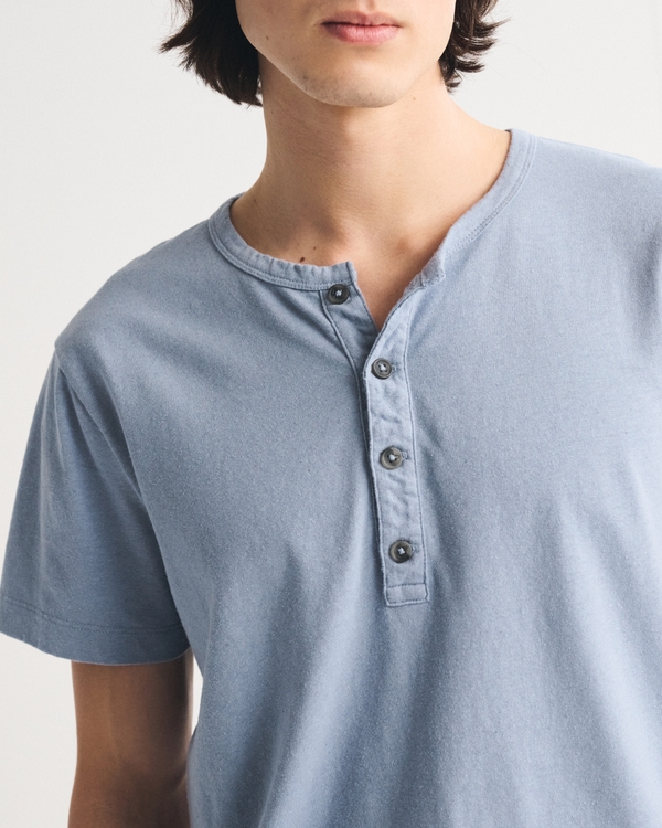 Linen-Blend Henley