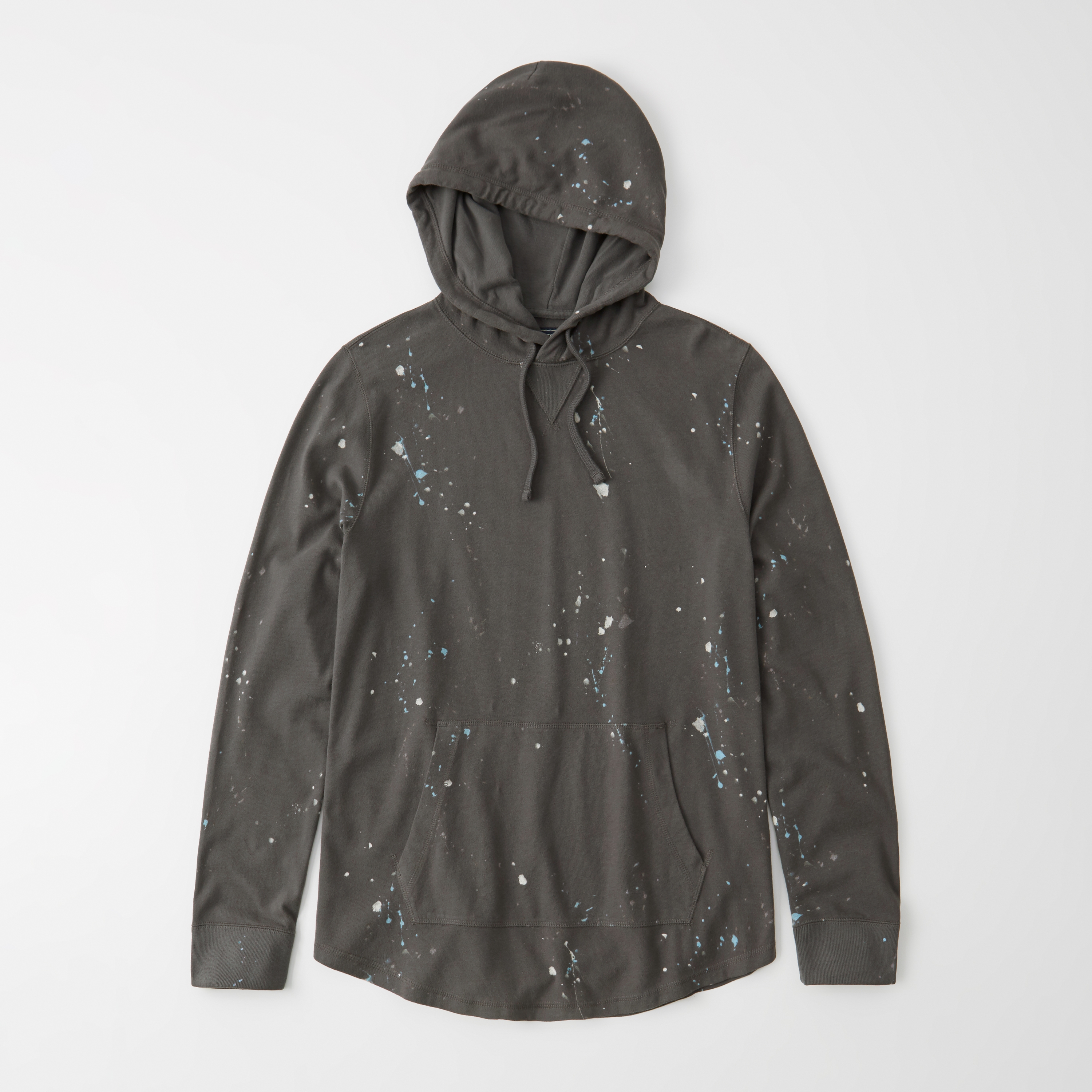 black paint splatter hoodie