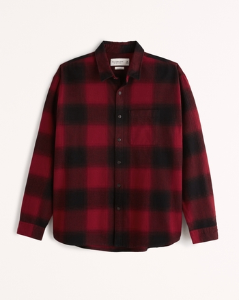 Men's 90s Relaxed Flannel Men's Clearance