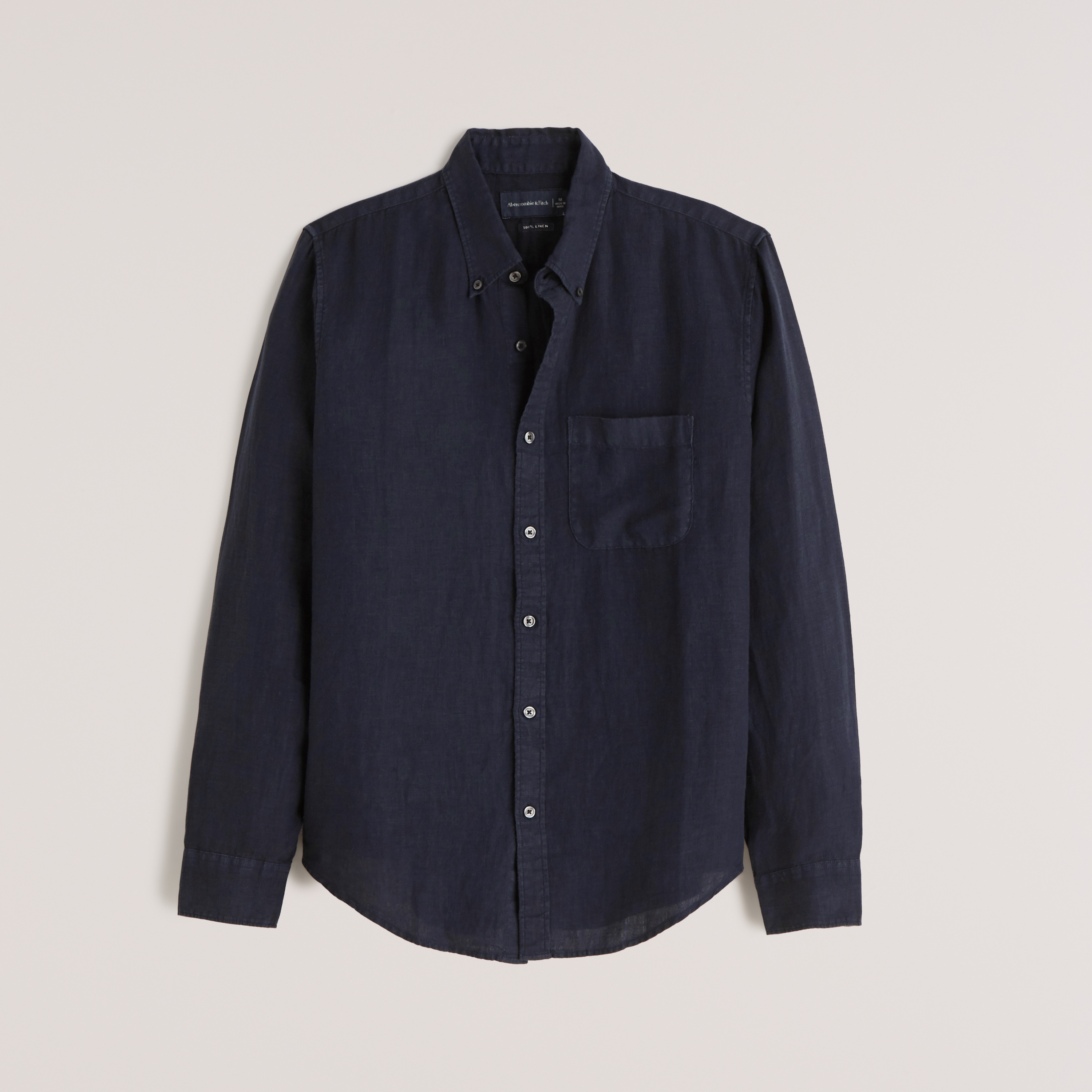abercrombie mens linen shirt