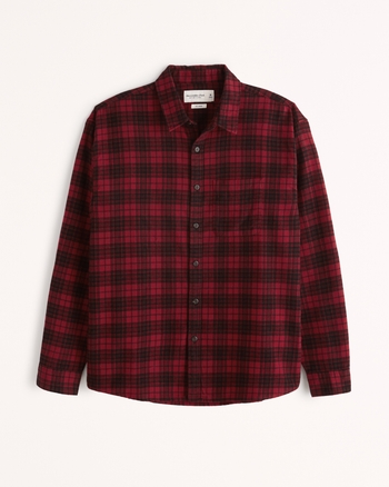 Men's 90s Relaxed Flannel Men's Clearance