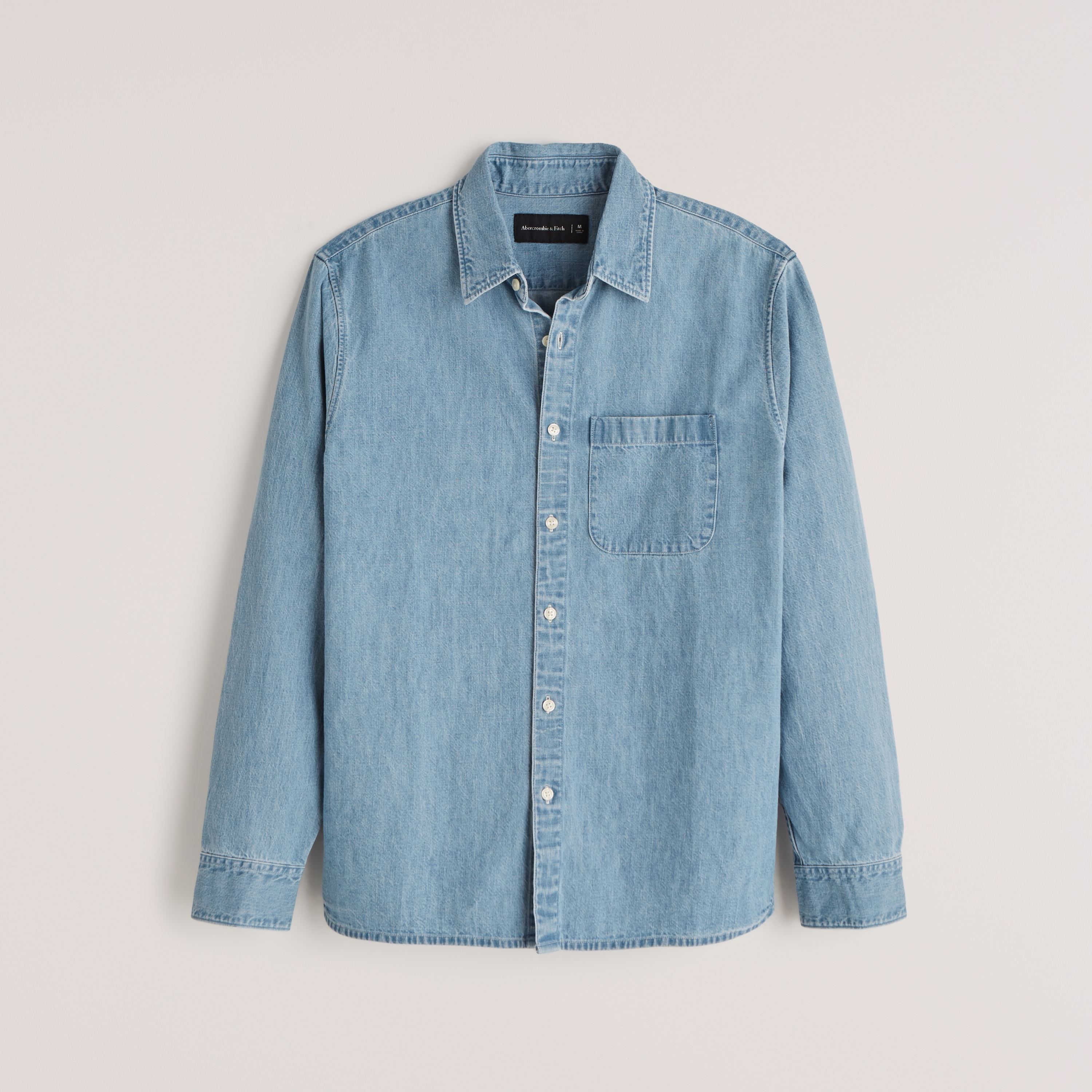 abercrombie blue shirt