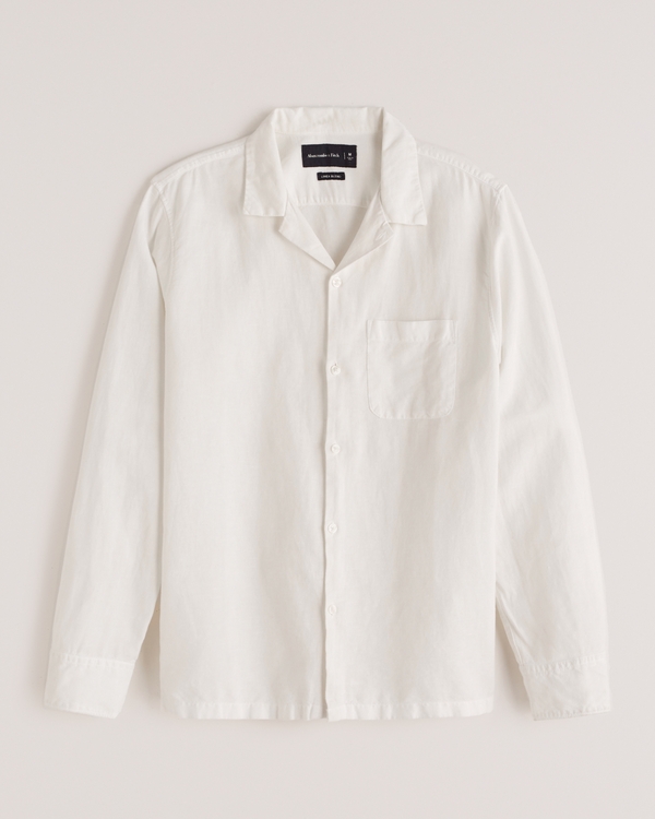 Men's Linen Shirts | Abercrombie & Fitch