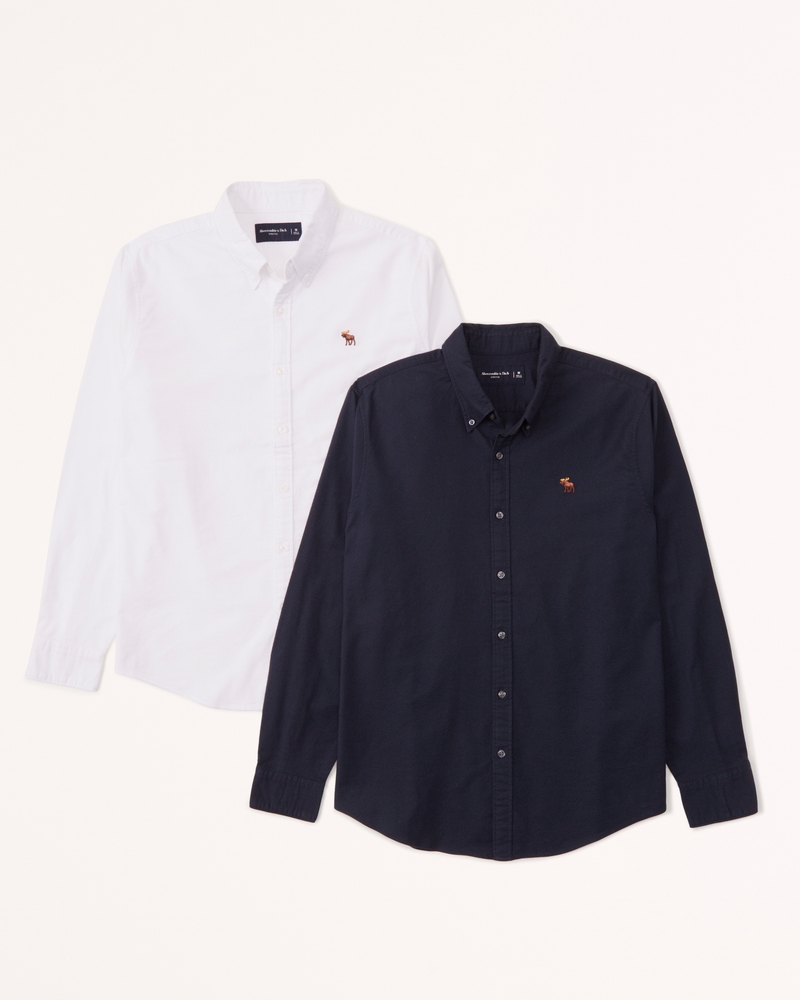 Men's 2-Pack Signature Icon Oxford Shirt | Men's Tops