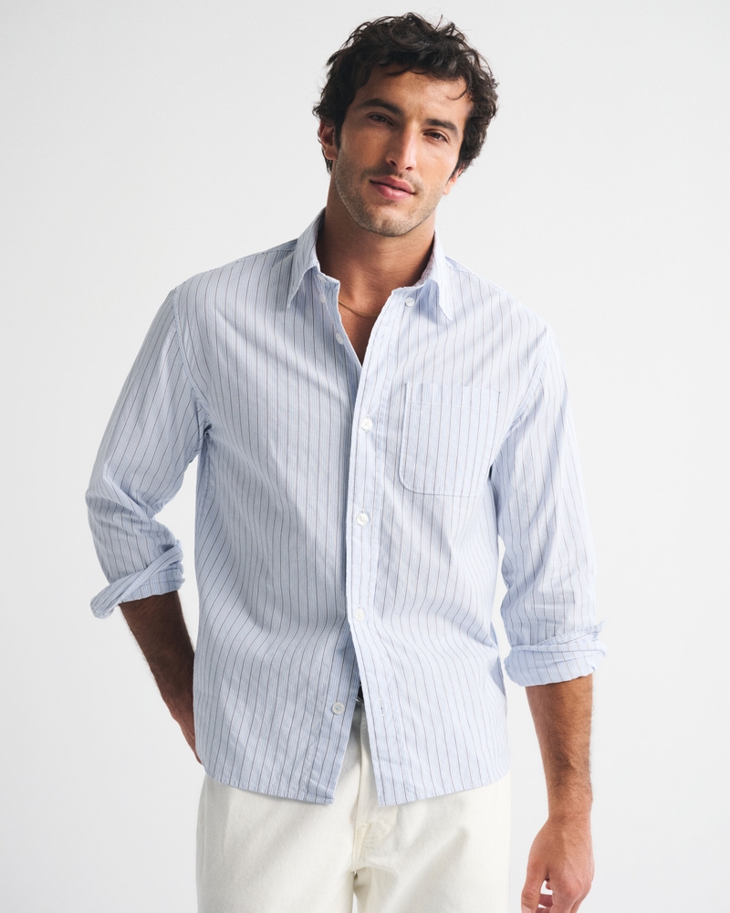 A&F Classic Poplin Shirt - thumbnail 9