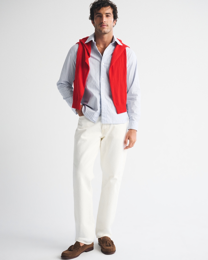 A&F Classic Poplin Shirt - thumbnail 10