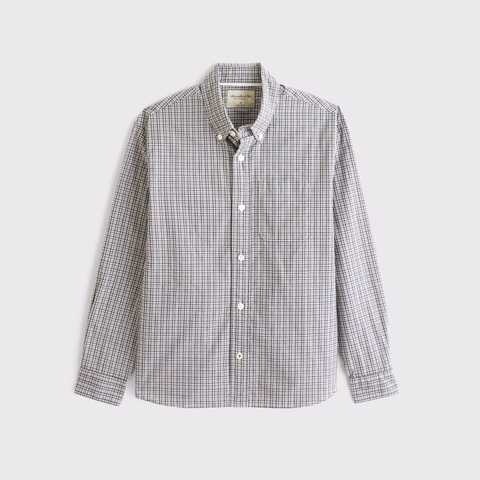 Мужские рубашки Abercrombie & Fitch A&F Classic Poplin Shirt