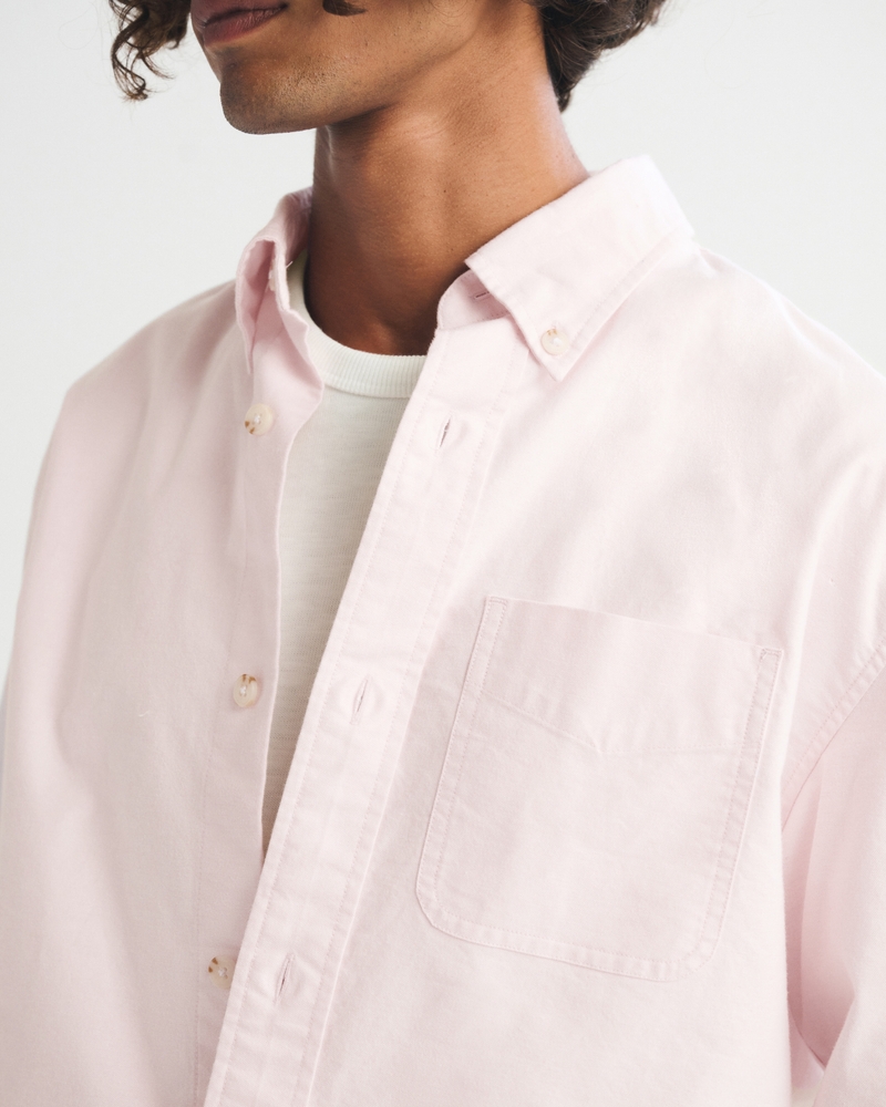 A&F Classic Oxford Shirt - thumbnail 4