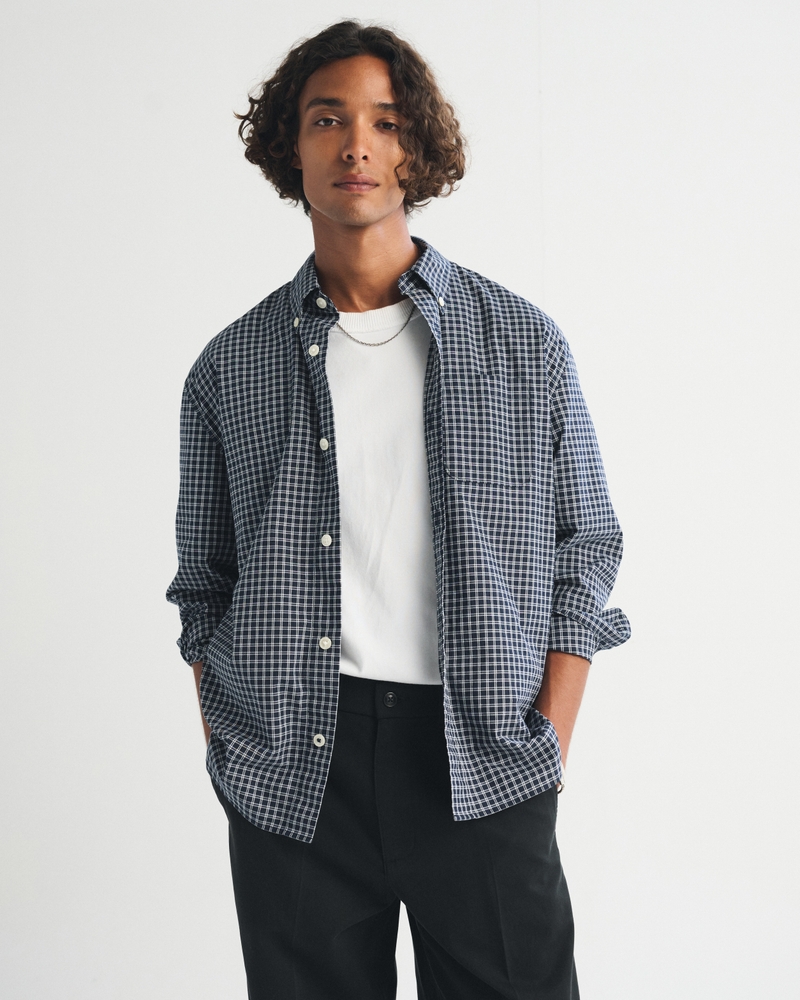 A&F Classic Poplin Shirt - thumbnail 3