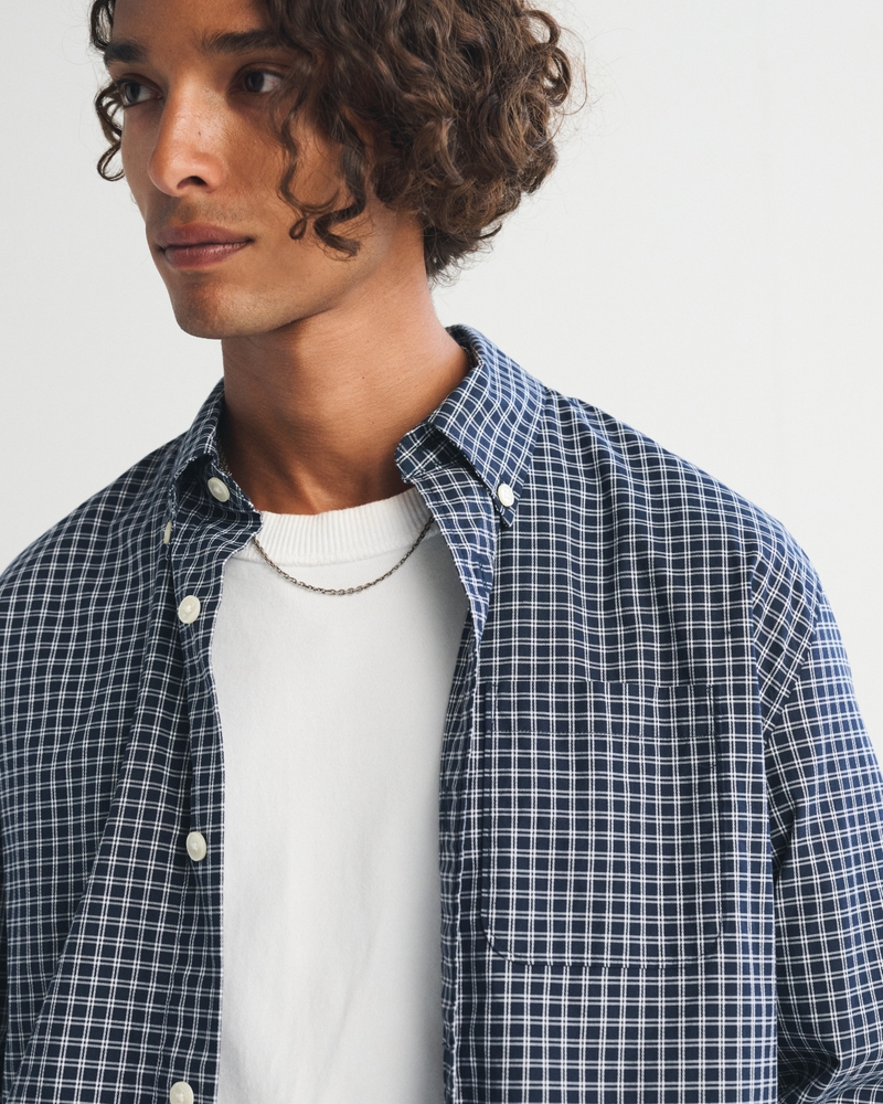 A&F Classic Poplin Shirt - thumbnail 4