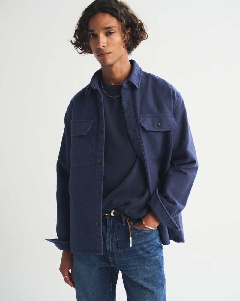 100% Cotton Shirt Jacket - thumbnail 2
