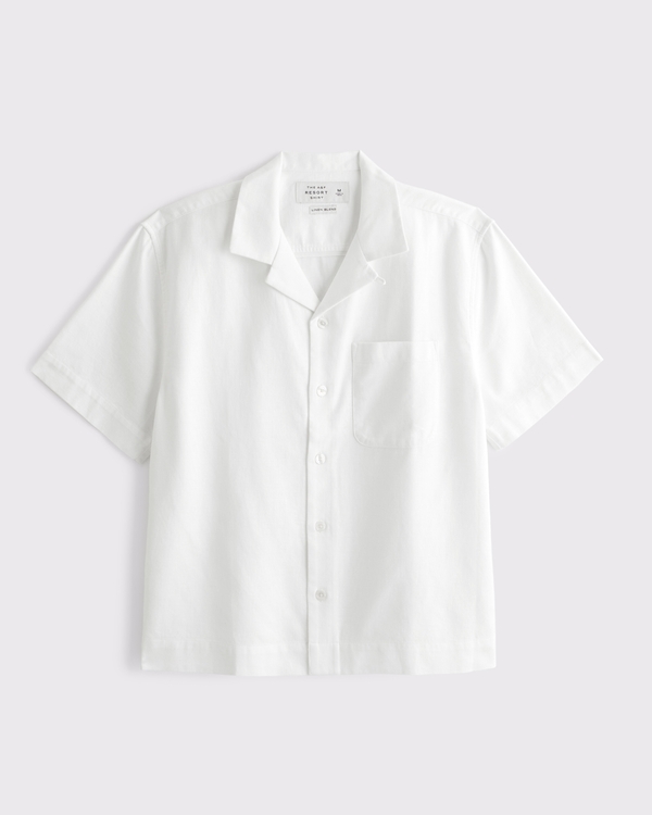 A&F Resort Shirt, White view 1