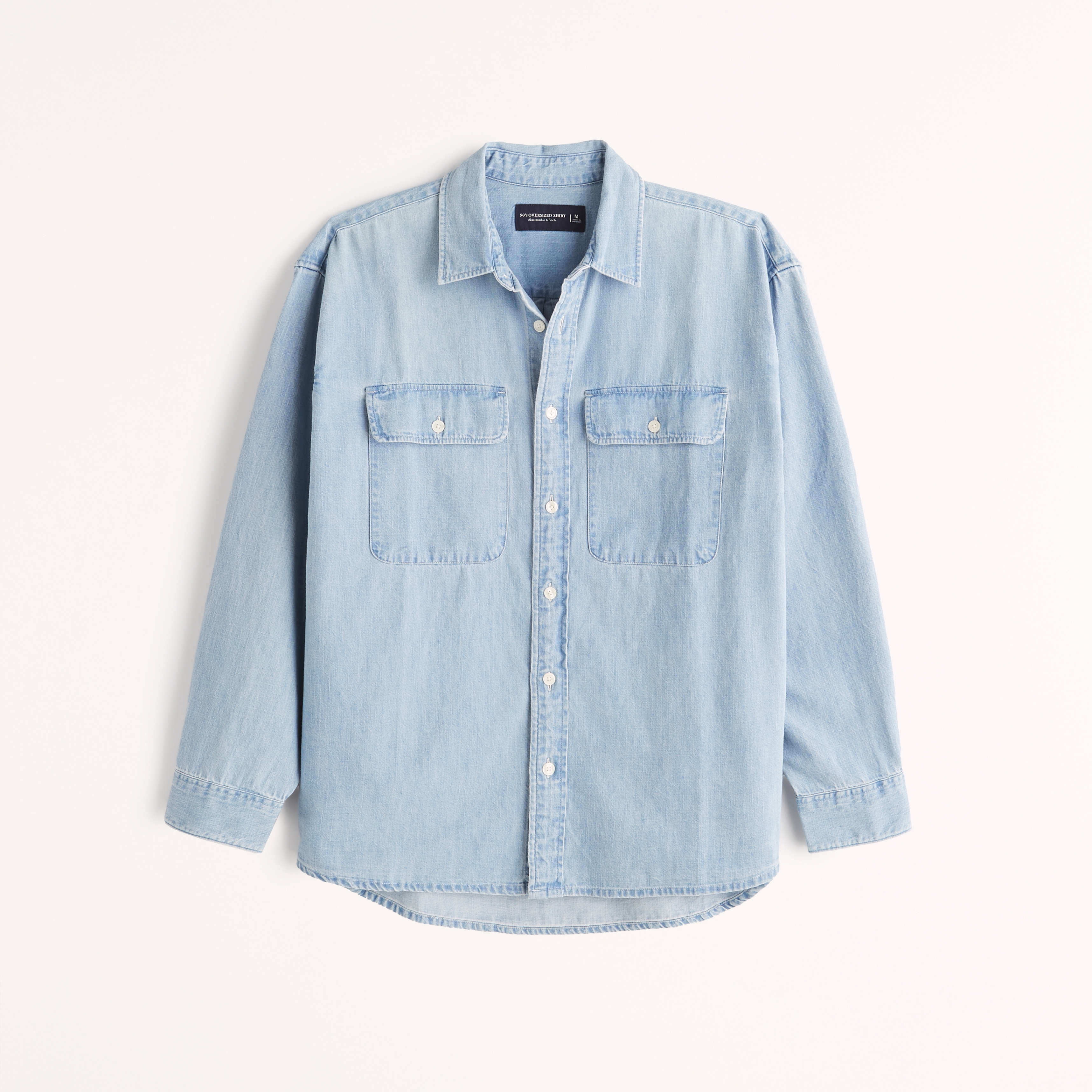 camicia jeans abercrombie