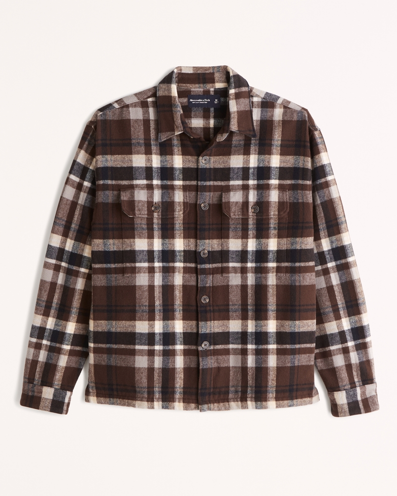 Abercrombie Heavyweight Flannel Shirt Jacket