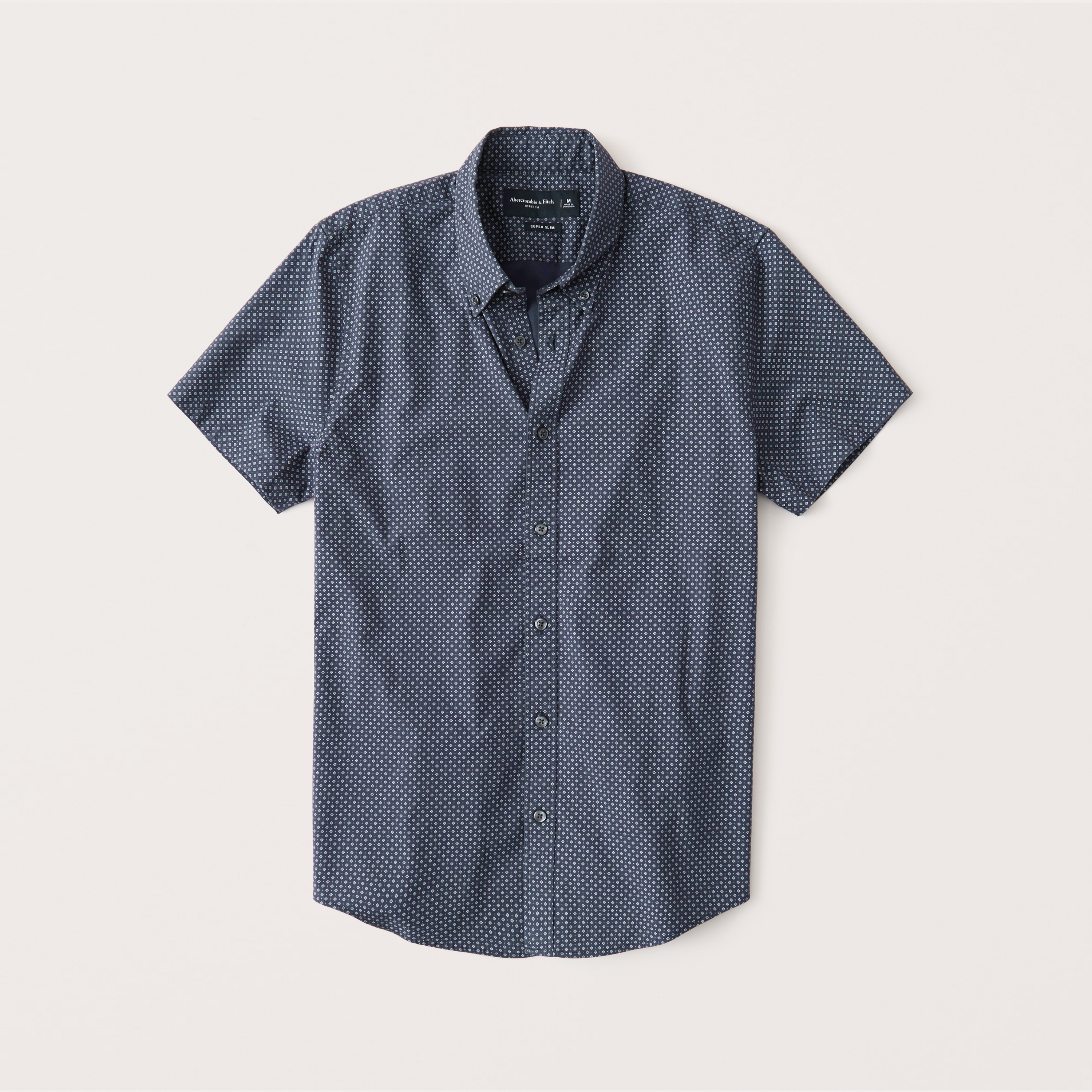 slim short sleeve button up