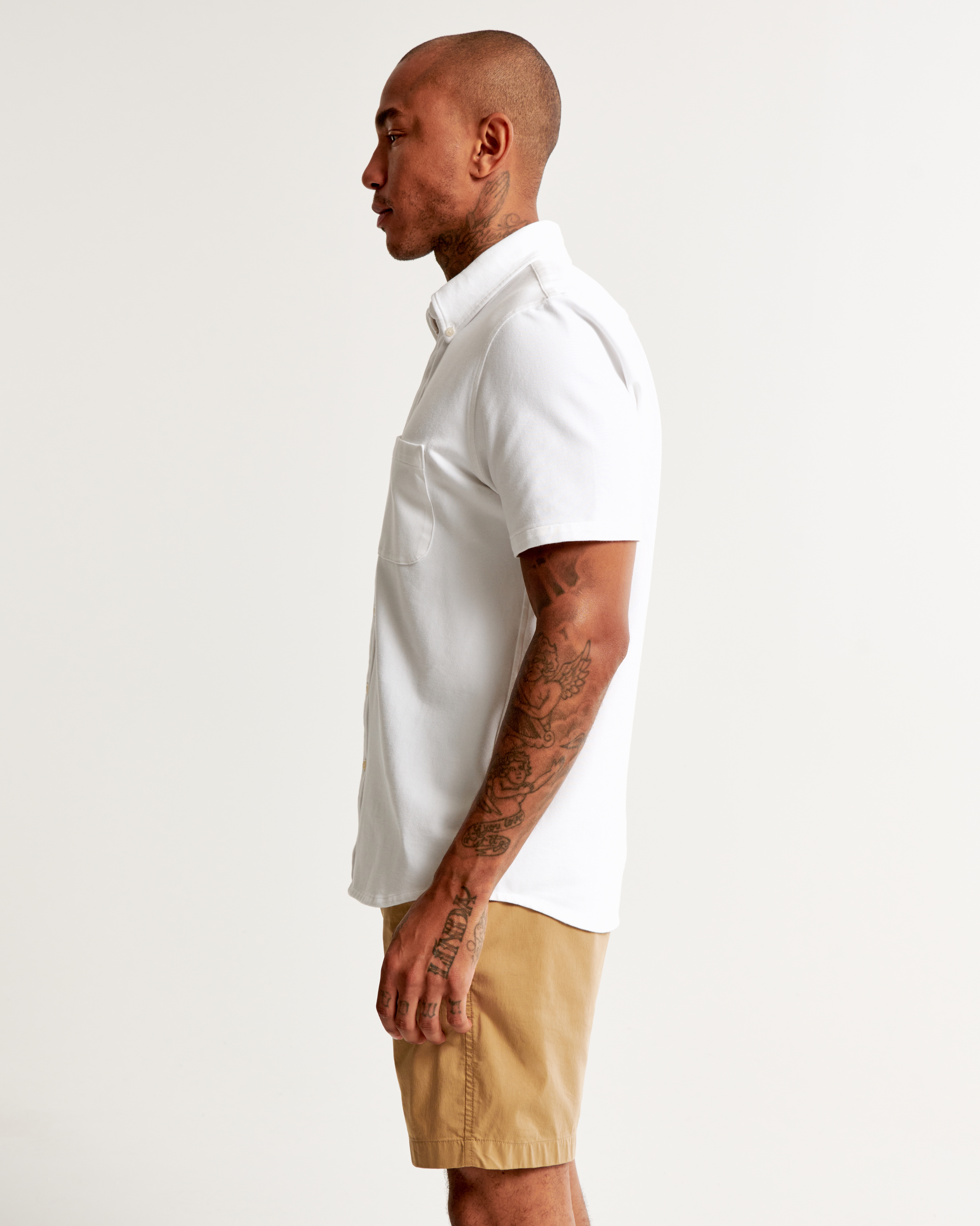 Performance short sleeve 2025 button down