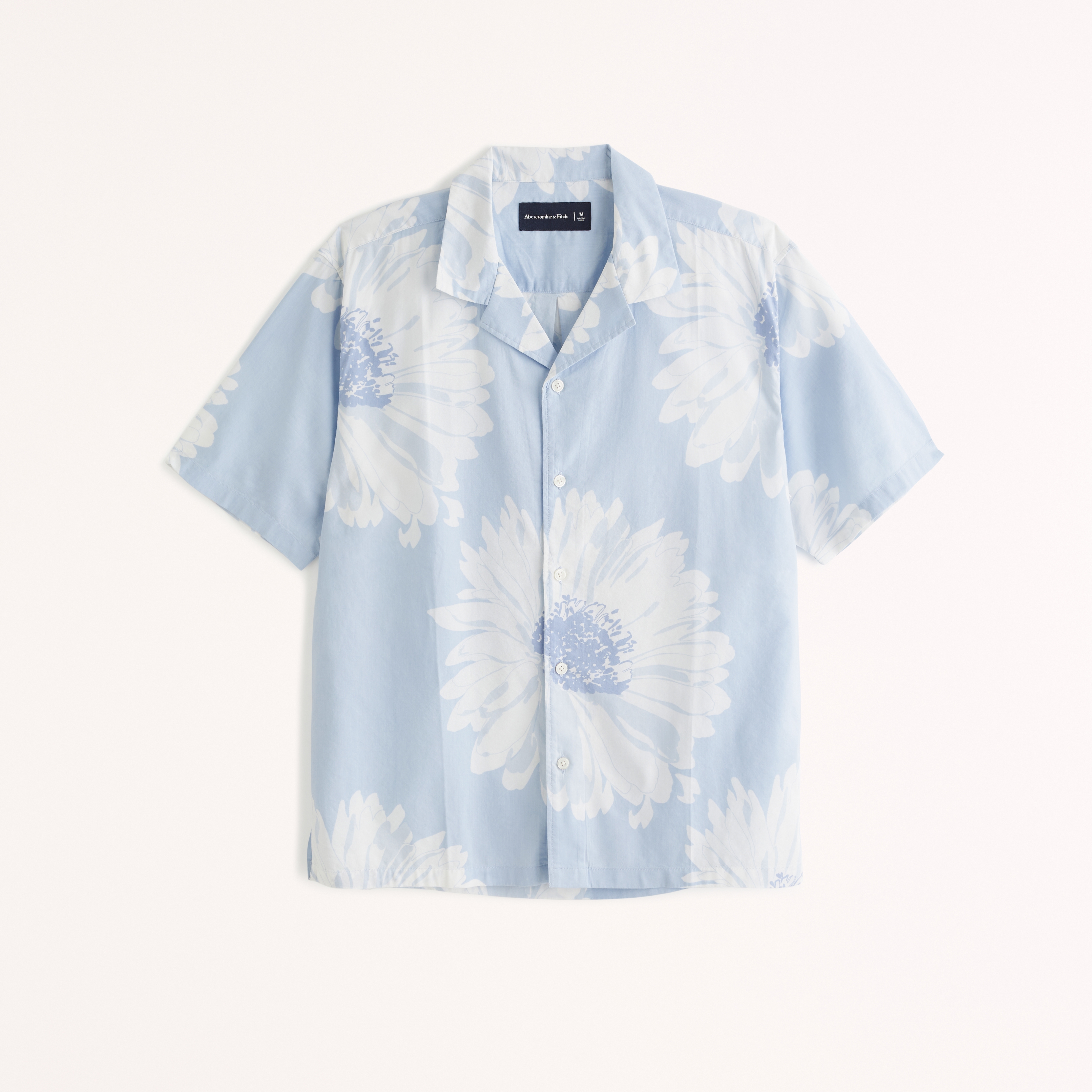 Men's Camp Collar Button-Up Shirt | Men's Clearance | Abercrombie.com