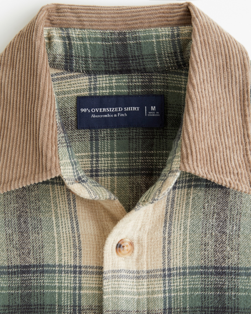 Abercrombie & Fitch, Shirts, Abercrombie Fitch Heavy Warm Button Down  Hoodie