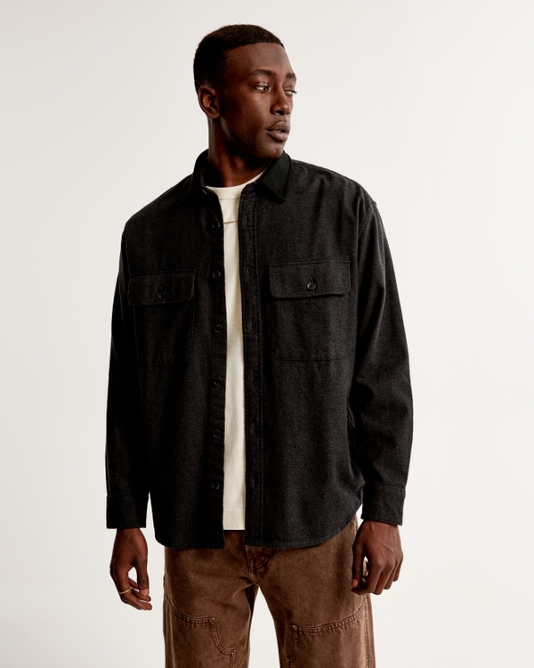 Men's Flannel Shirts | Abercrombie u0026 Fitch