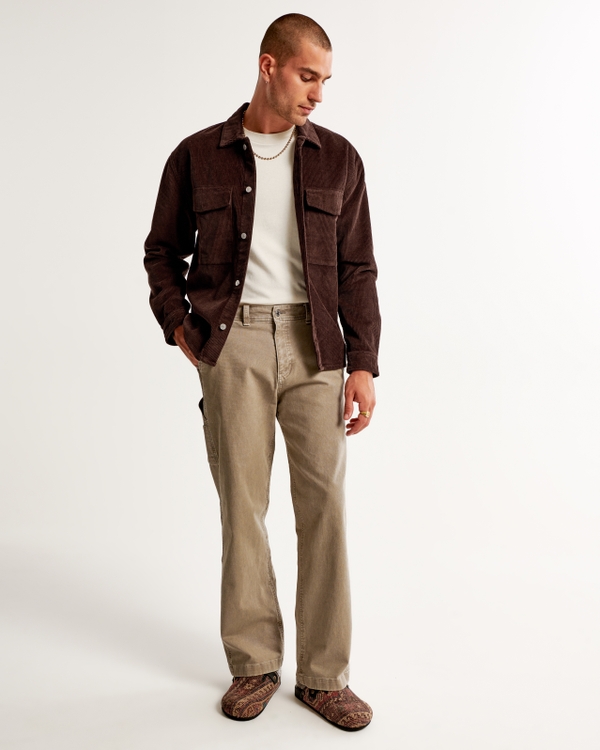 Corduroy Shirt, Dark Brown