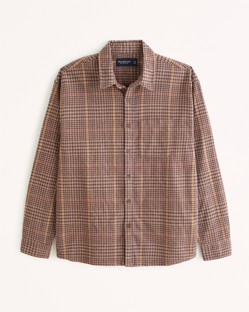 Men's 90s Relaxed Flannel Men's Clearance