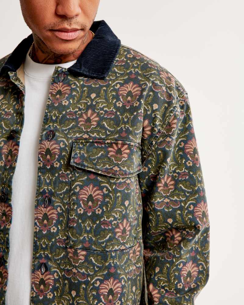 Twill Tapestry Shirt Jacket