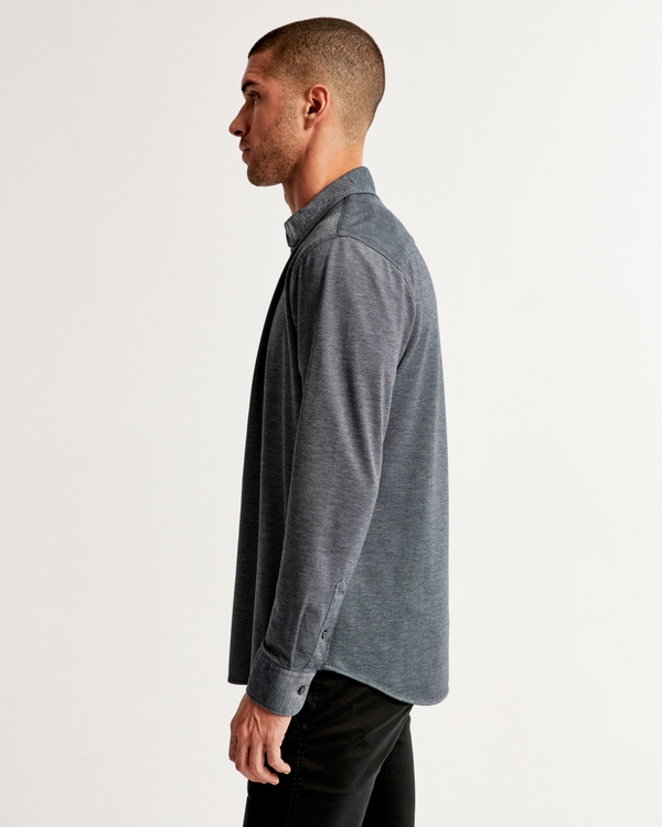 Long-Sleeve Performance Button-Up Shirt