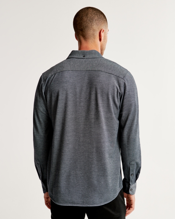 Long-Sleeve Performance Button-Up Shirt