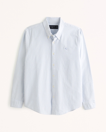 Men s Elevated Icon Oxford Shirt Men s Tops Abercrombie