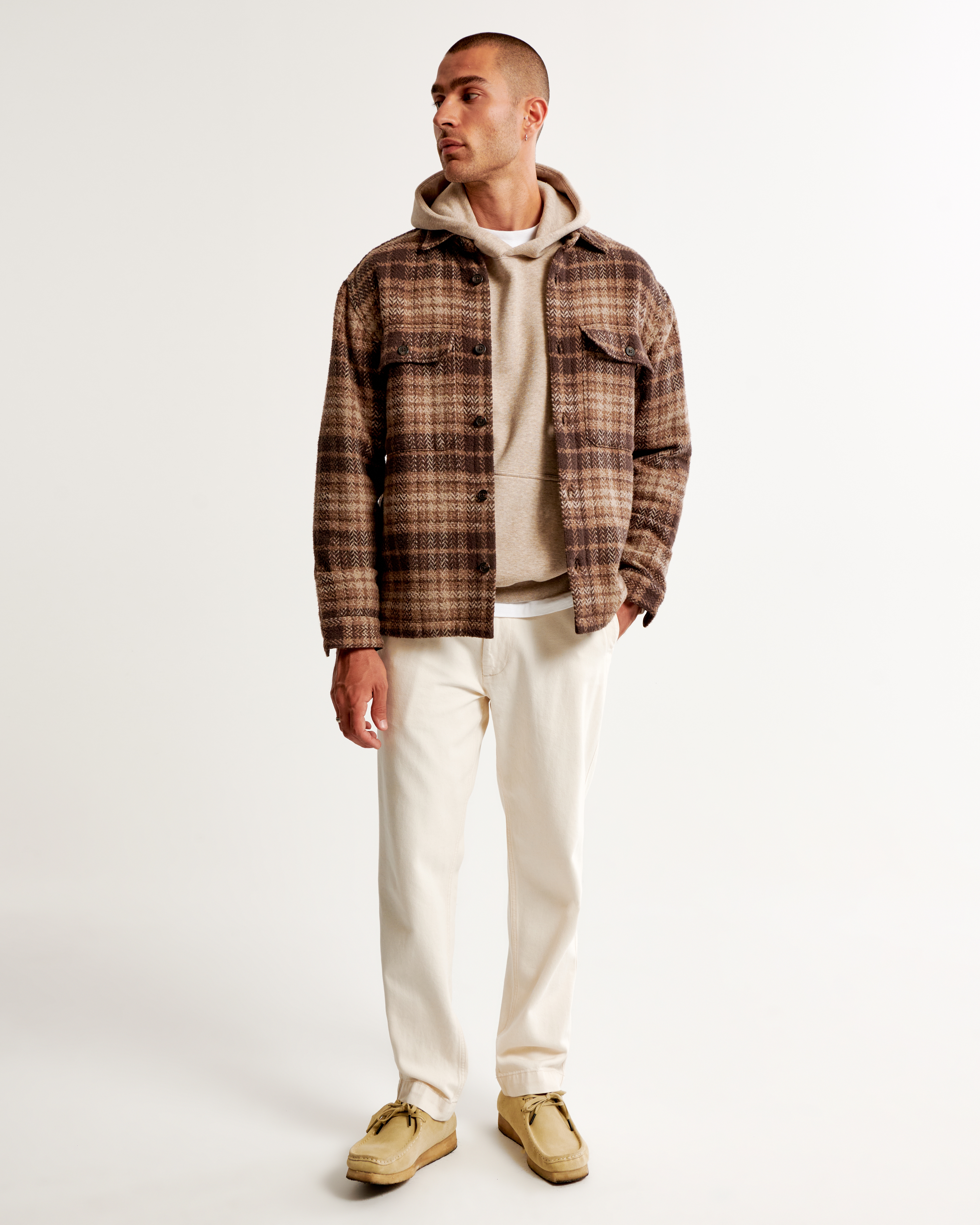 Abercrombie flannel store shirt jacket