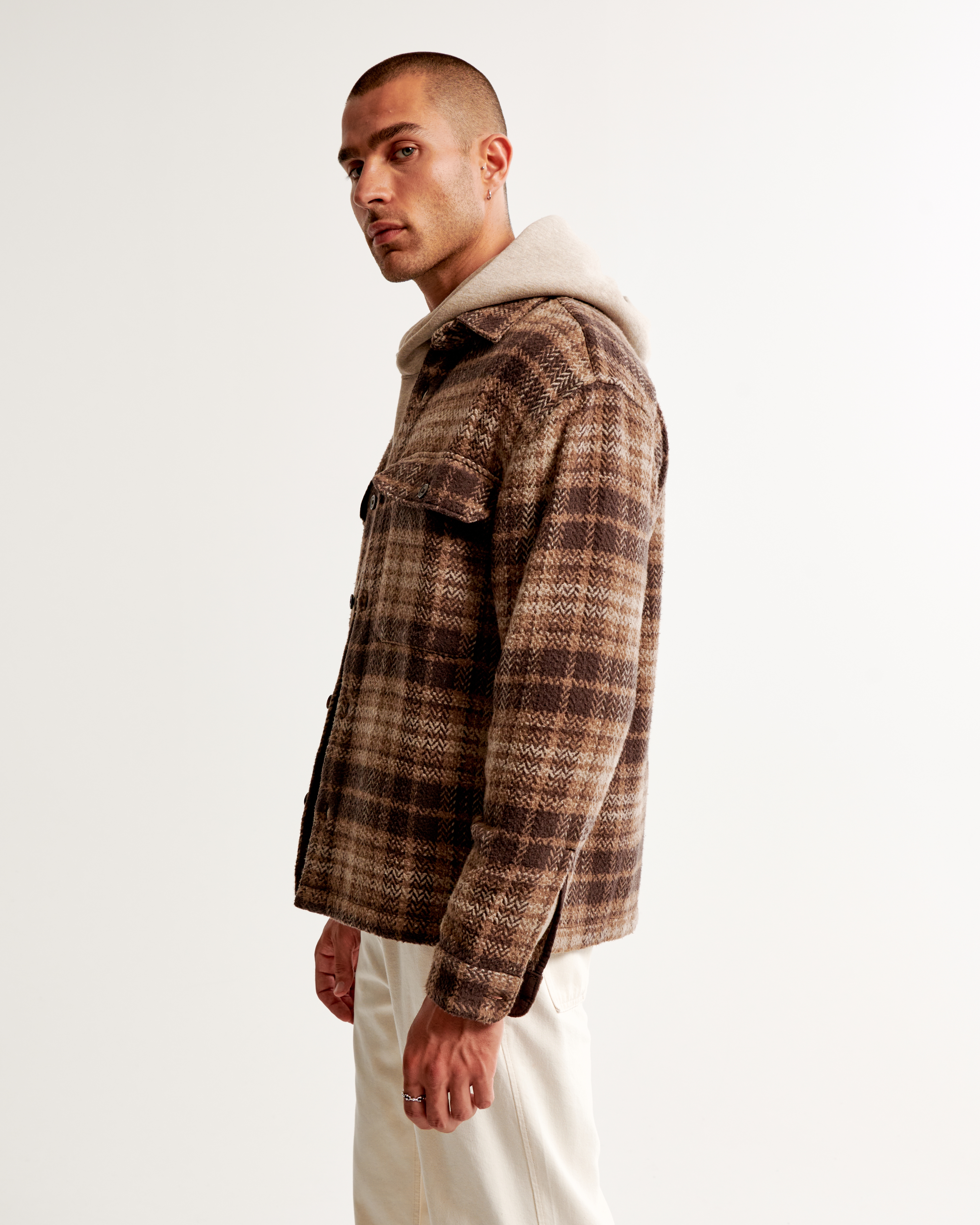 Heavyweight Flannel Shirt Jacket