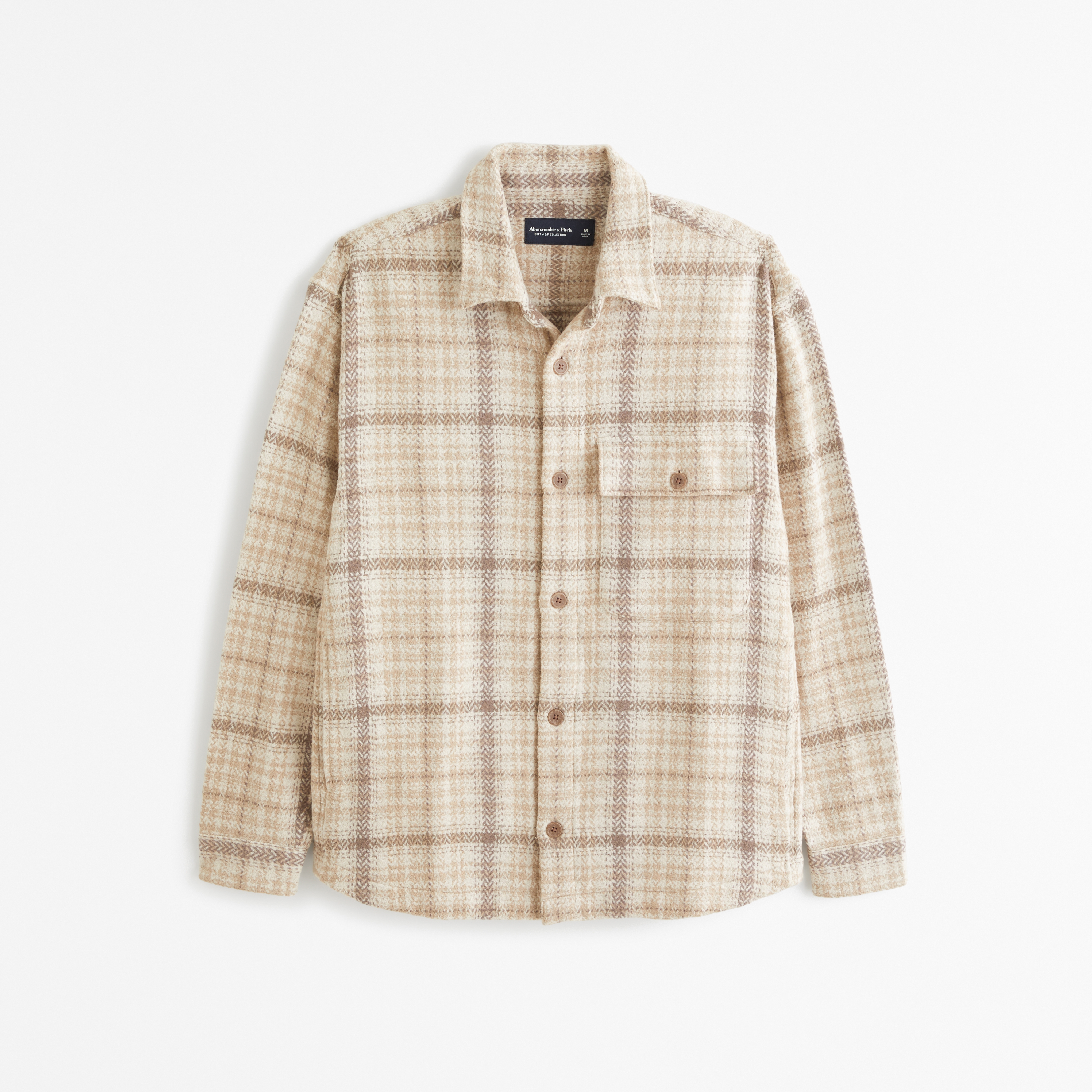 Men's Heavyweight Flannel Shirt Jacket - Abercrombie