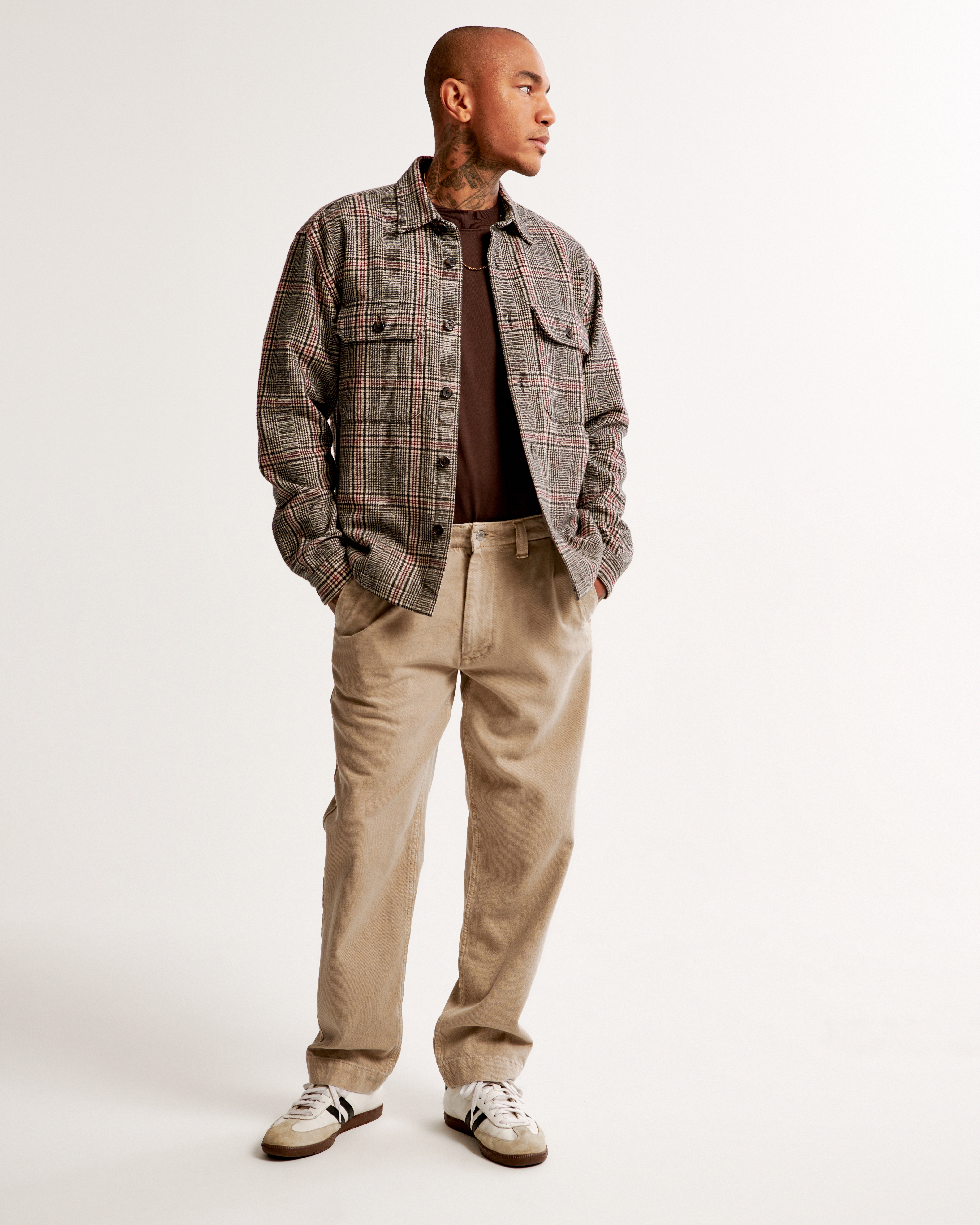 Heavyweight Flannel Shirt Jacket