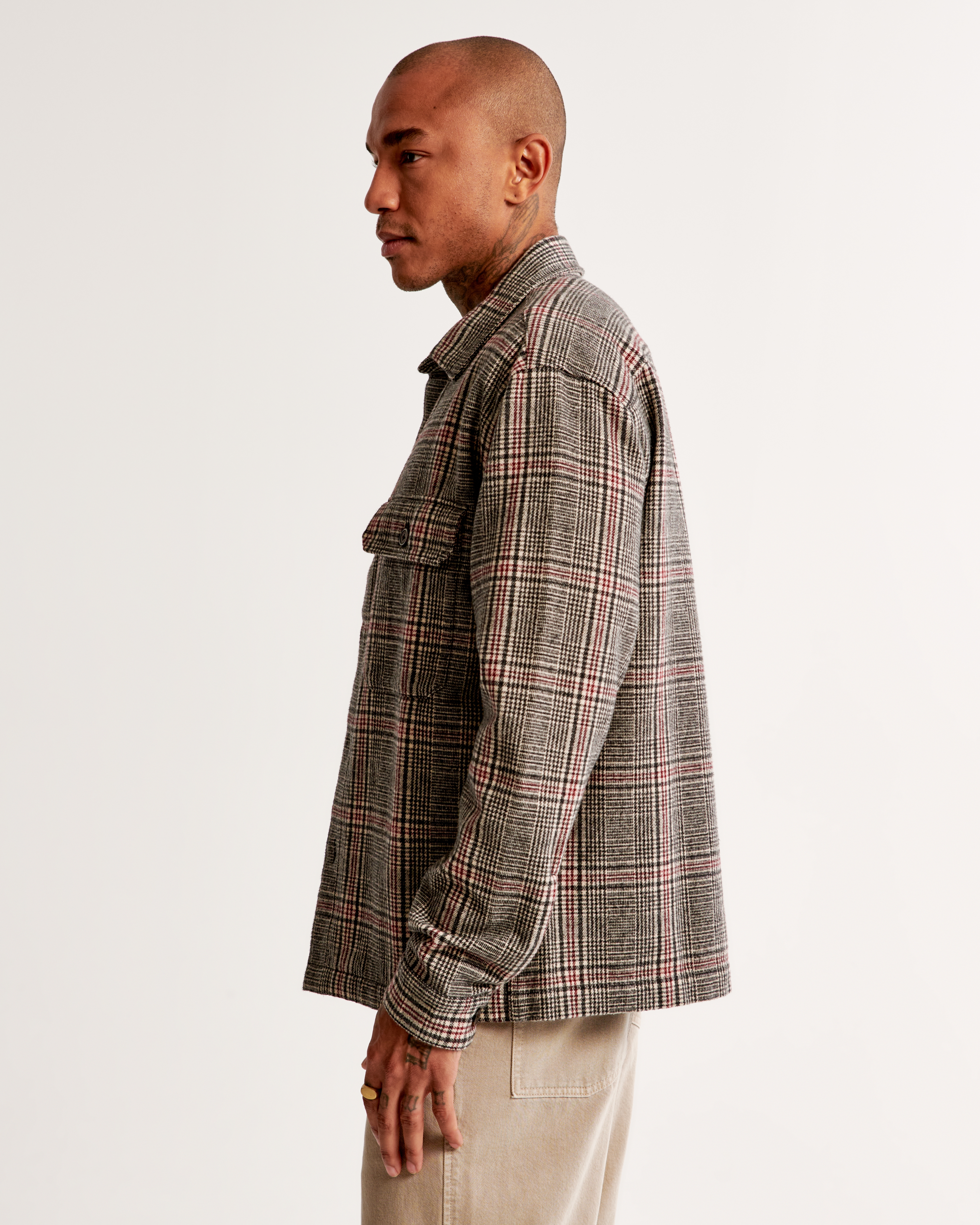 Men's heavy flannel outlet jacket