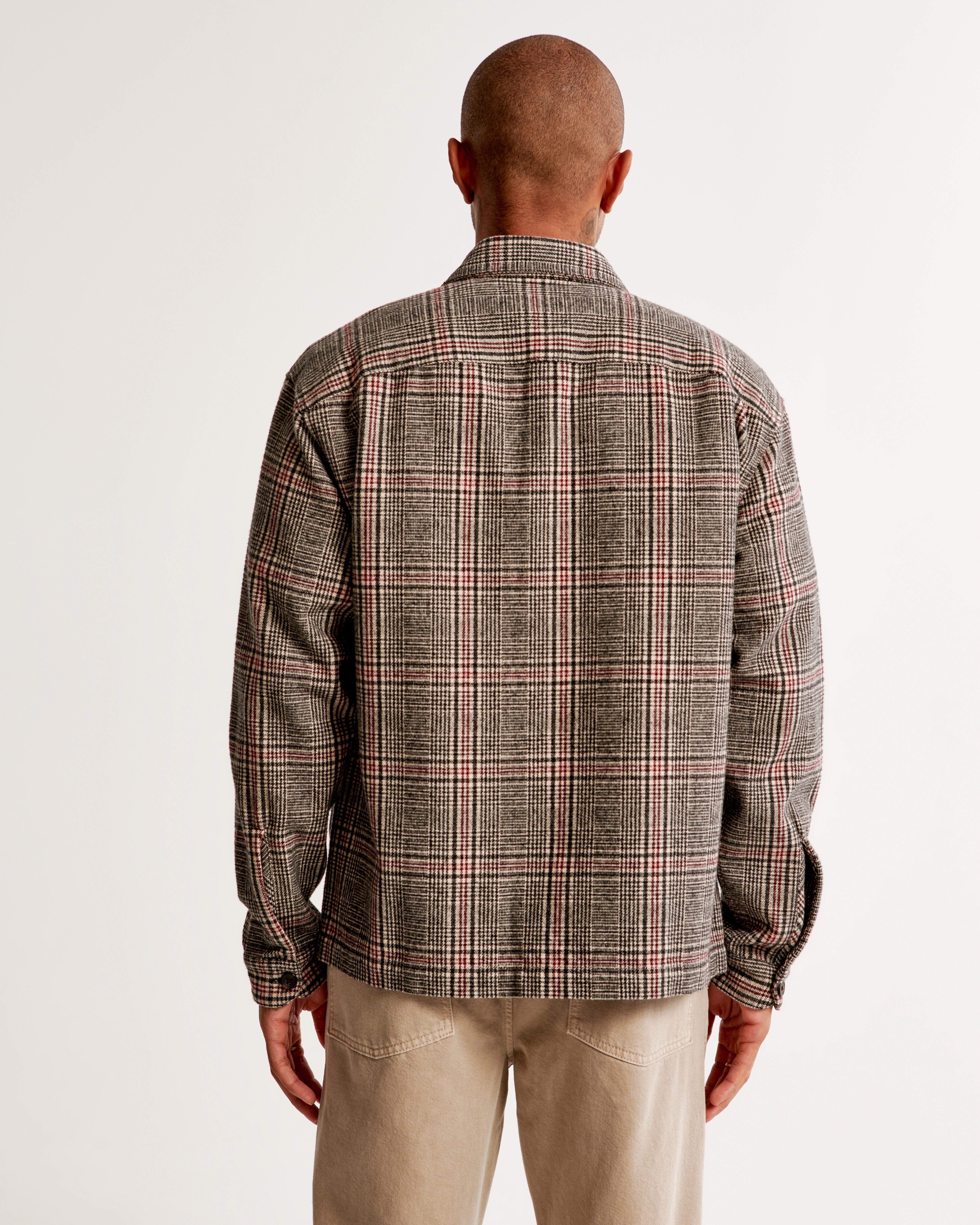 Thick sales flannel coat