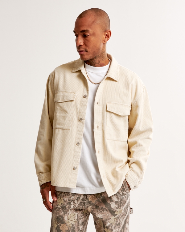 Men's Shirt Jackets | Abercrombie & Fitch