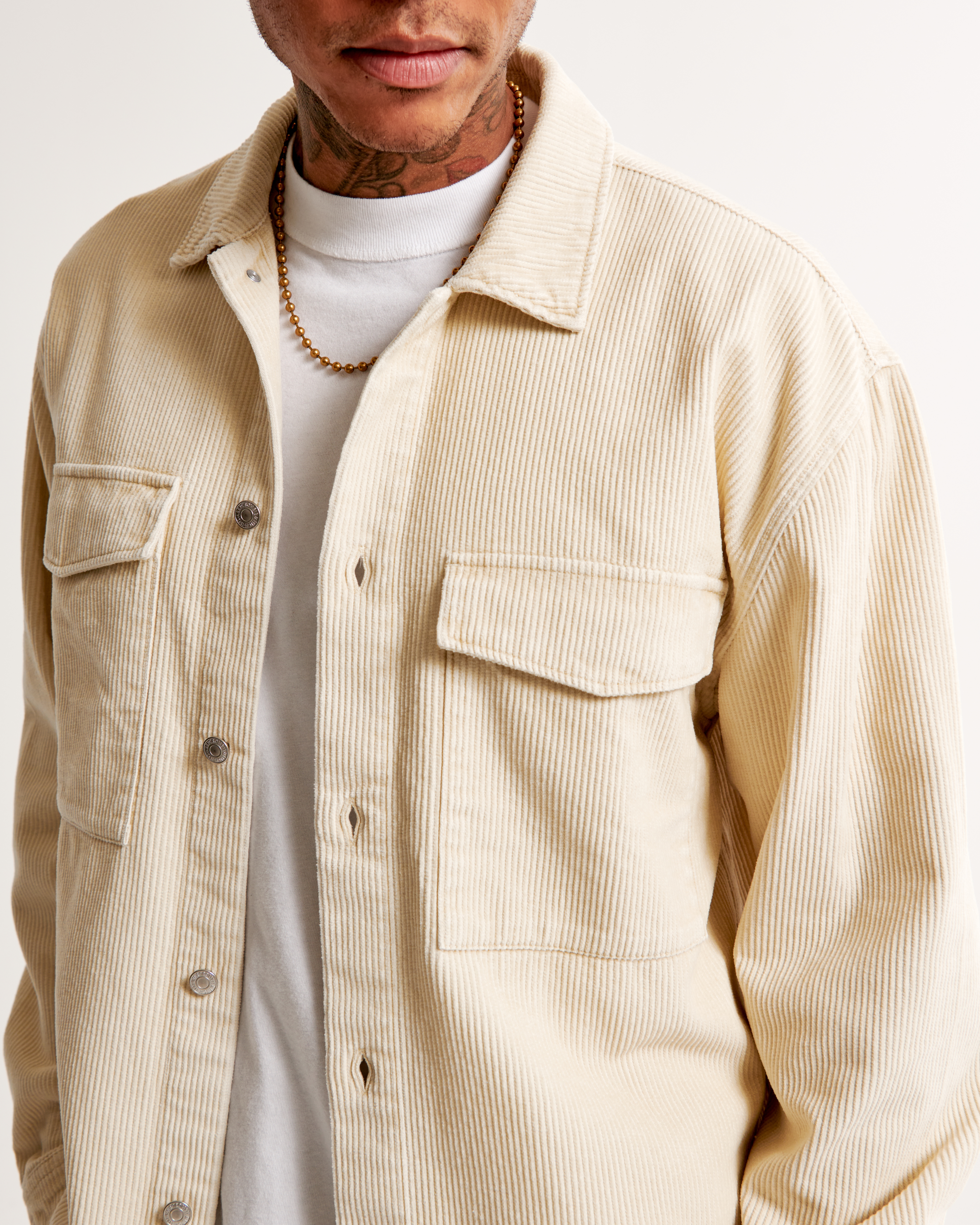 Men's Corduroy Shirt Jacket | Men's Coats & Jackets | Abercrombie.com